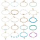 20PCS Boho Ocean Ankle Bracelets Beaded Shell Pearl Layered Beach Anklets For Women Foot Hand Chains Anklet Set Adjustable 20PCS Boho Ocean Ankle Bracelets Beaded Shell Pearl Layered Beach Anklets For Women Foot Hand Chains Anklet Set Adjustable